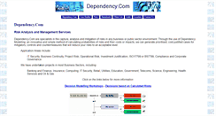 Desktop Screenshot of dependency.com