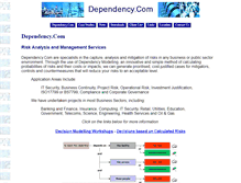 Tablet Screenshot of dependency.com